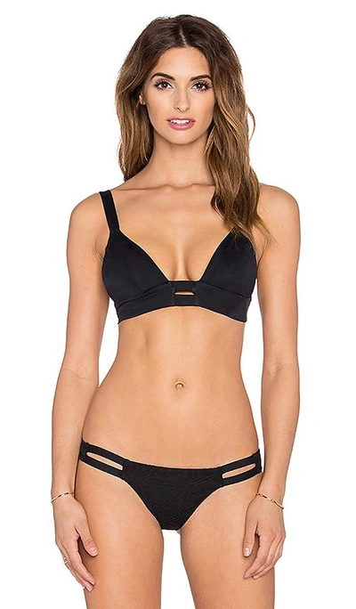 Shop Vitamin A Neutra Bralette Bikini Top In Black