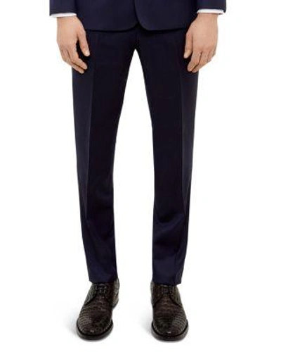 Ted Baker Raiset Debonair Plain Regular Fit Suit Dress Pants In Dark Blue