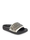 KENDALL + KYLIE Chained Leather Slides