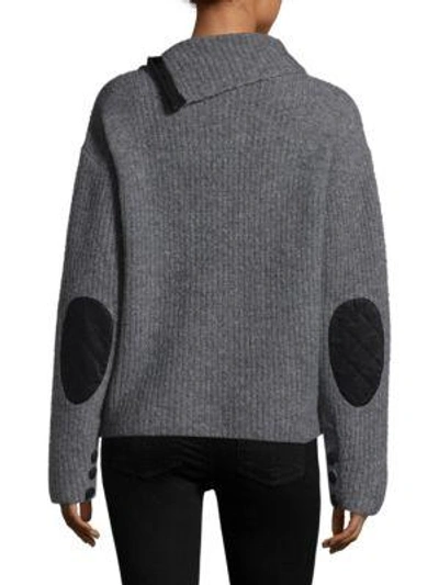 Shop Rag & Bone Boucle Lyza Sweater In Grey Heather