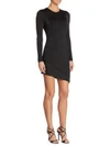 CUSHNIE ET OCHS Lola Asymmetric Mini Dress