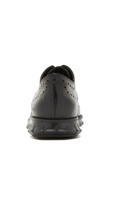 Shop Cole Haan Zerogrand Wingtip Oxford Shoes In Black/black