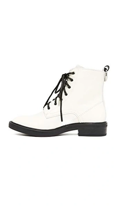 Shop Dolce Vita Bardot Combat Boots In Off White
