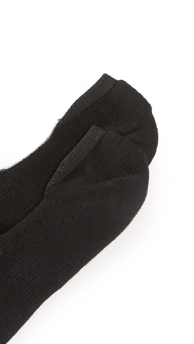 Shop Calvin Klein Underwear 2 Pack Cushion No Show Socks In Black