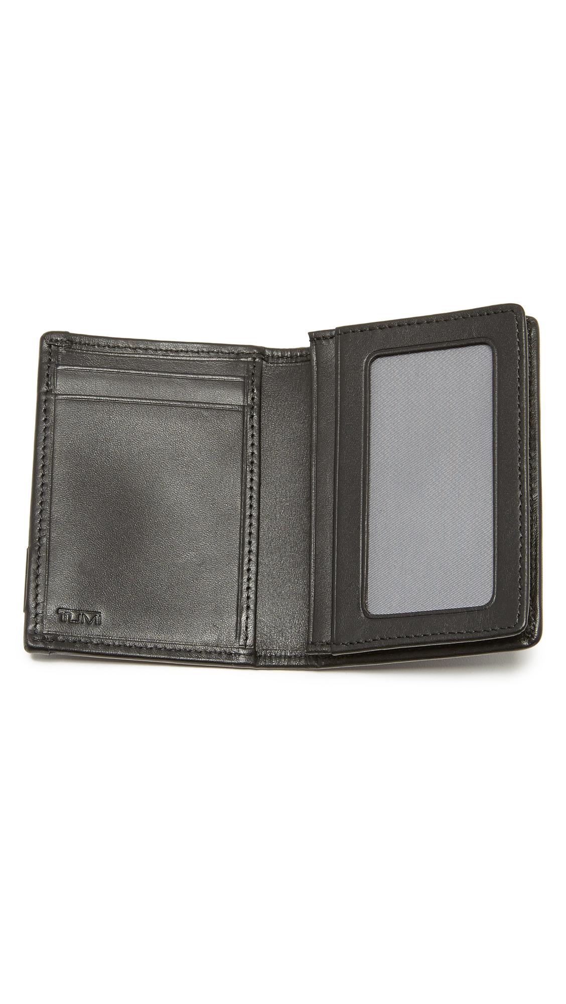 Tumi Alpha Gusseted Card Case With Id Window In Black ModeSens
