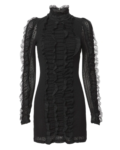 Shop Philosophy Di Lorenzo Serafini Ruffled Lace Mini Dress