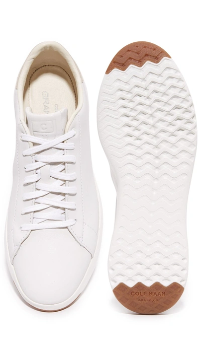 Shop Cole Haan Grandpro Tennis Sneakers White