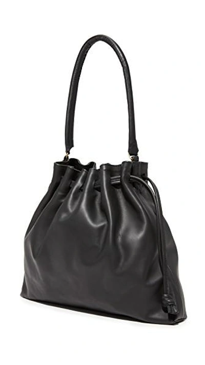 Shop Clare V Henri Drawstring Bag In Black