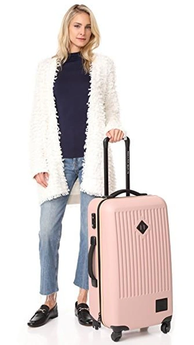 Shop Herschel Supply Co Trade Medium Suitcase In Ash Rose