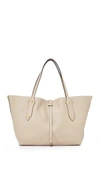 Annabel Ingall Isabella Large Leather Tote In Stone