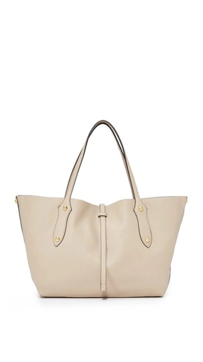 Annabel Ingall Isabella Large Leather Tote In Stone | ModeSens