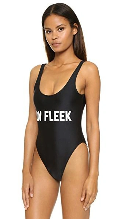 Shop Private Party On Fleek One Piece Bathing Suit In Black