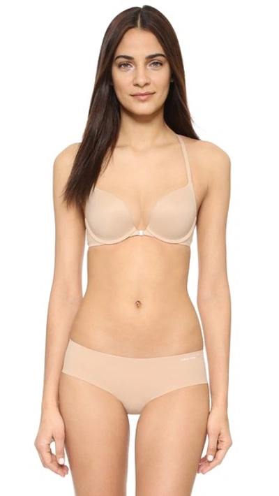 Shop Calvin Klein Underwear Perfectly Fit Modern T-shirt Bra In Bare