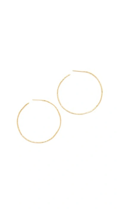 Gorjana Taner Xl Hoop Earrings In Gold