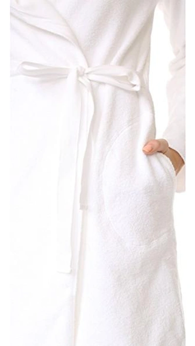 Shop Skin Luxe Terry Robe In White