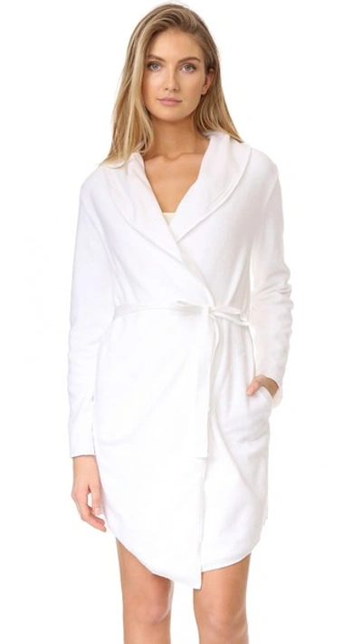 Skin Luxe Terry Robe In White