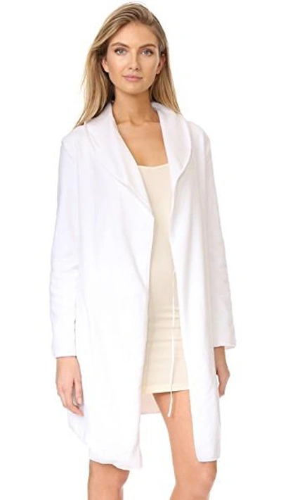 Shop Skin Luxe Terry Robe In White