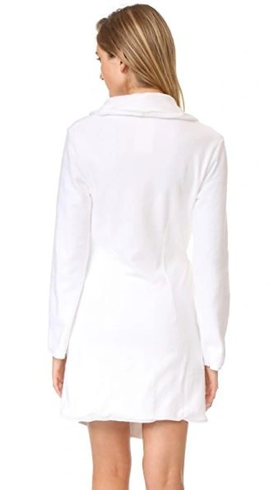 Shop Skin Luxe Terry Robe In White