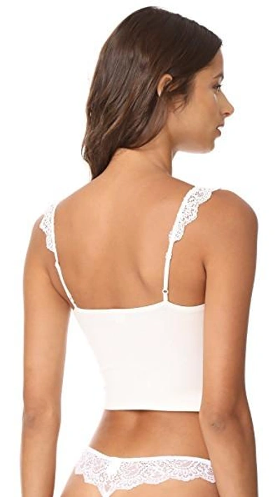 Shop Only Hearts So Fine Lace Cropped Camisole In Creme