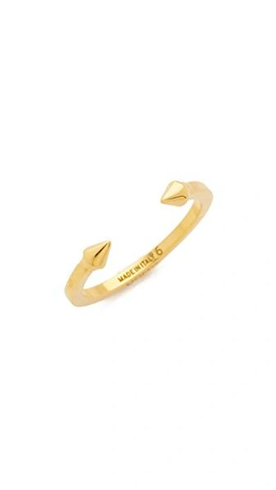 Shop Vita Fede Super Ultra Mini Titan Ring In Gold