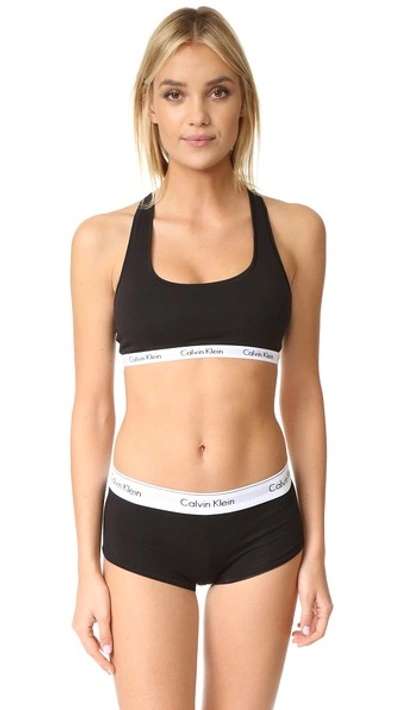 Calvin Klein Underwear Carousel Bralette Set In Black/white | ModeSens