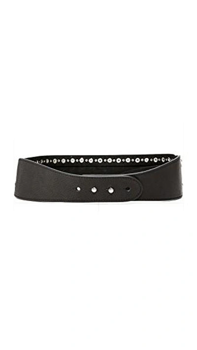 B low The Belt Nikki Moto Belt In Black silver ModeSens