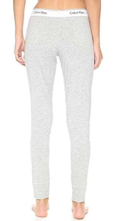 Shop Calvin Klein Underwear Modern Pajama Pants In Grey Heather