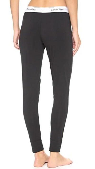 Shop Calvin Klein Underwear Modern Pajama Pants In Black