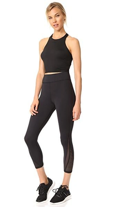 Shop Michi Apex Crop Leggings In Black