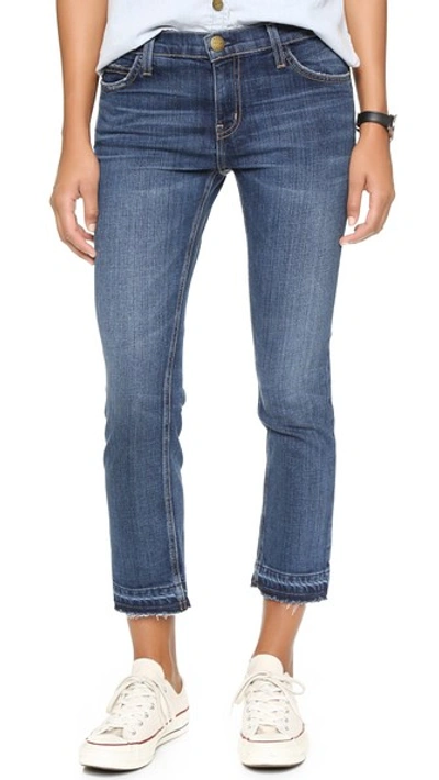 Current Elliott The Cropped Straight Leg Jeans In Loved With Let Out Hem ModeSens GB