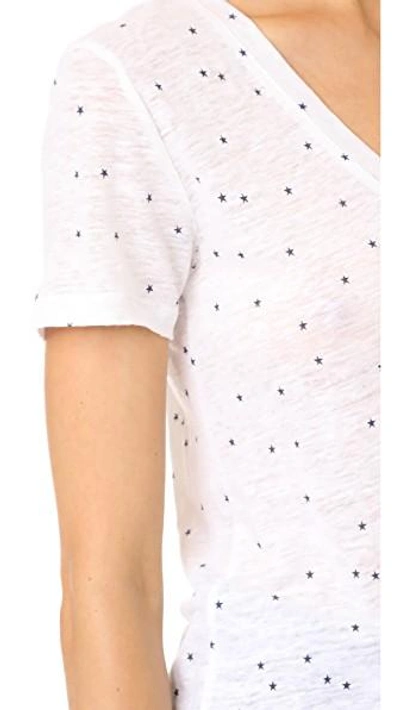 Shop Rails Cara Tee In White With Navy Stars