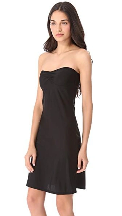Shop Only Hearts Second Skins Strapless Slip In Black