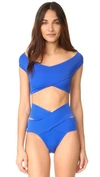 Oye Swimwear Lucette Bikini In Blue