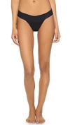 Hanky Panky Eve Natural Rise Thong, Basic Colors In Black