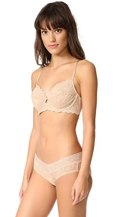 Calvin Klein Underwear Seductive Comfort Full Coverage Unlined Bra In Bare