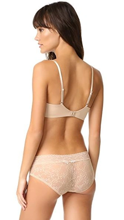 Calvin Klein Underwear Seductive Comfort Full Coverage Unlined Bra In Bare