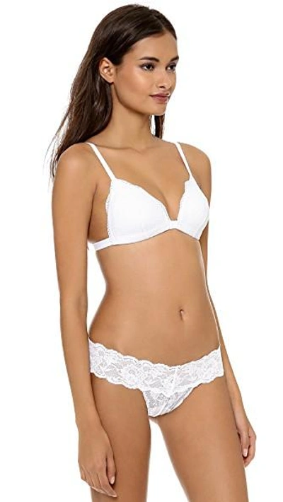 Shop Cosabella Dolce Triangle Soft Push Up Bra In White