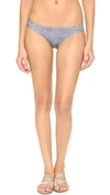 Beth Richards Naomi Bikini Bottoms In Grey Heather