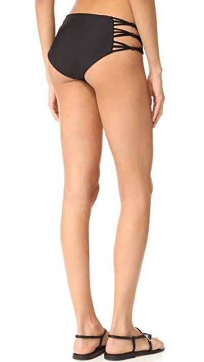 Shop Mikoh Barcelona String Detail Bottoms In Night