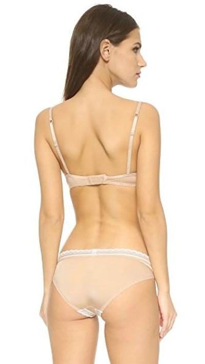 Shop Calvin Klein Underwear Signature Demi Bra In Bare