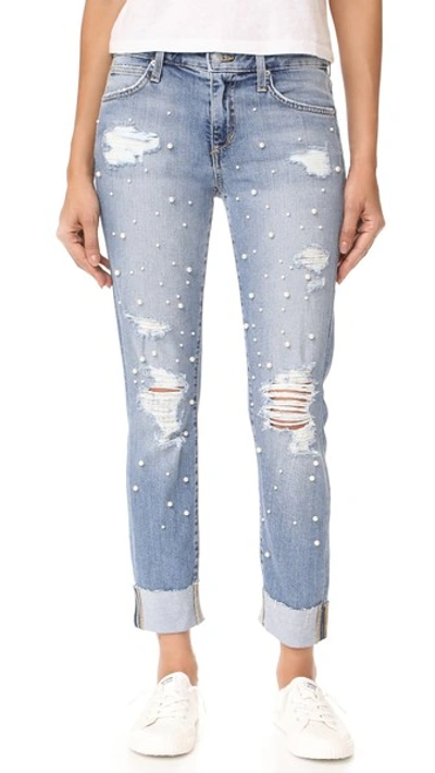 Joe's Jeans The Smith Mid-rise Straight-leg Jeans W/ Embellishments In Leandra
