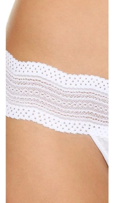 Shop Cosabella Dolce Thong White