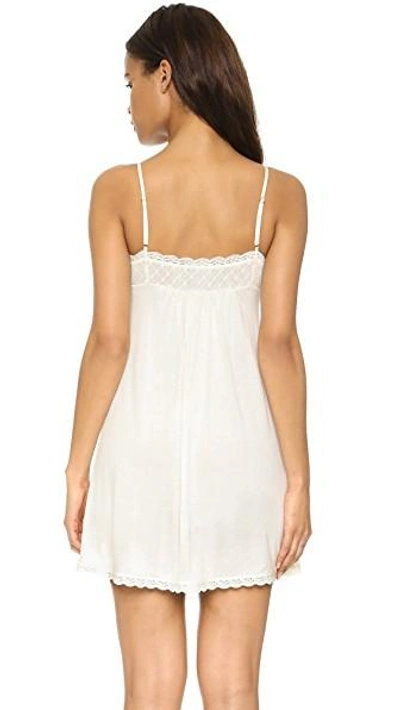 Shop Eberjey Delirious Chemise In Ivory