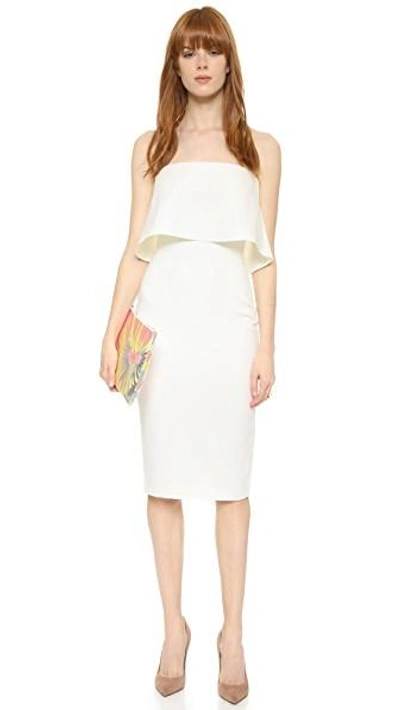 Shop Likely Driggs Dress In White