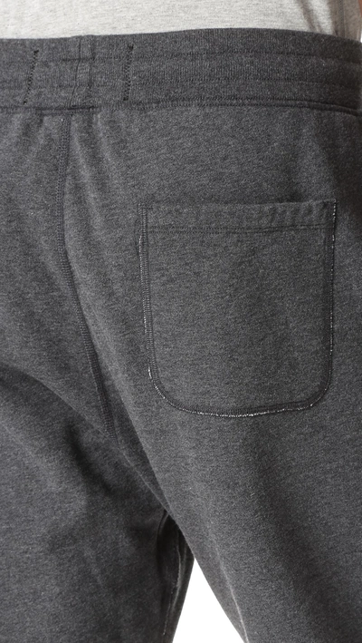 Shop Reigning Champ Mid Weight Terry Slim Sweatpants In Heather Charcoal