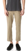 Obey Straggler Flooded Pants In Khaki