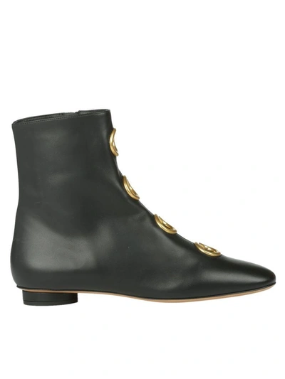 Shop Valentino Ankle Boot In Black