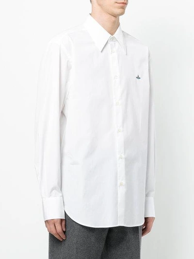 Shop Vivienne Westwood Classic Cutaway Shirt In White