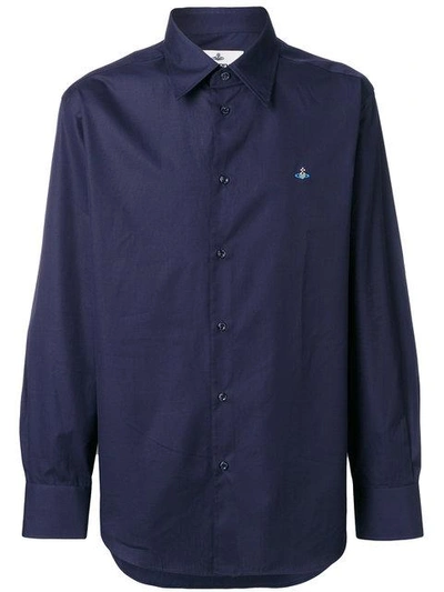 Shop Vivienne Westwood Classic Cutaway Shirt - Blue