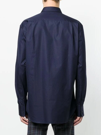 Shop Vivienne Westwood Classic Cutaway Shirt - Blue